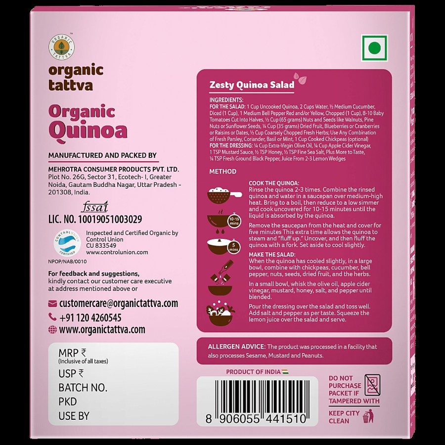 Organic Tattva Quinoa - Organic