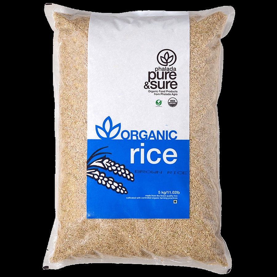 Phalada Pure & Sure Organic Brown Rice - Sweet & Nutty Flavour