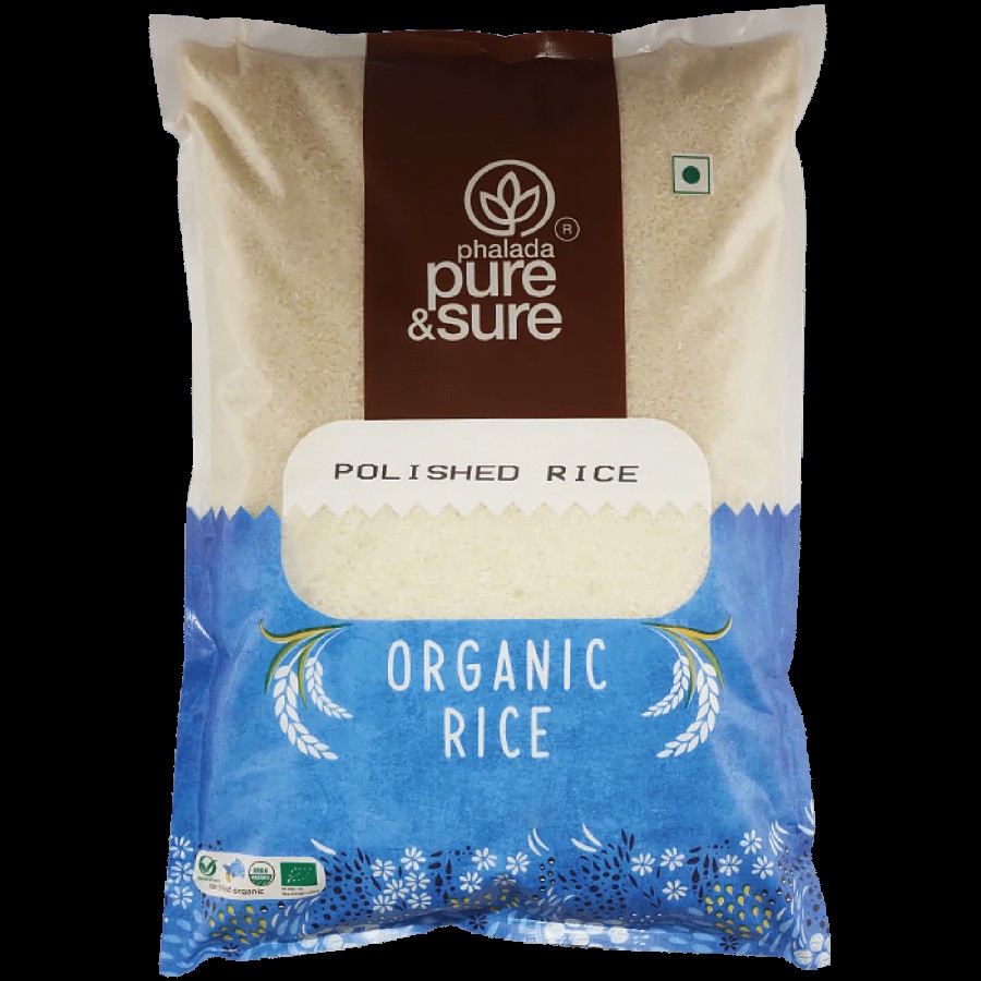 Phalada Pure & Sure Organic Polished Rice Sonamasoori - Fine Grains