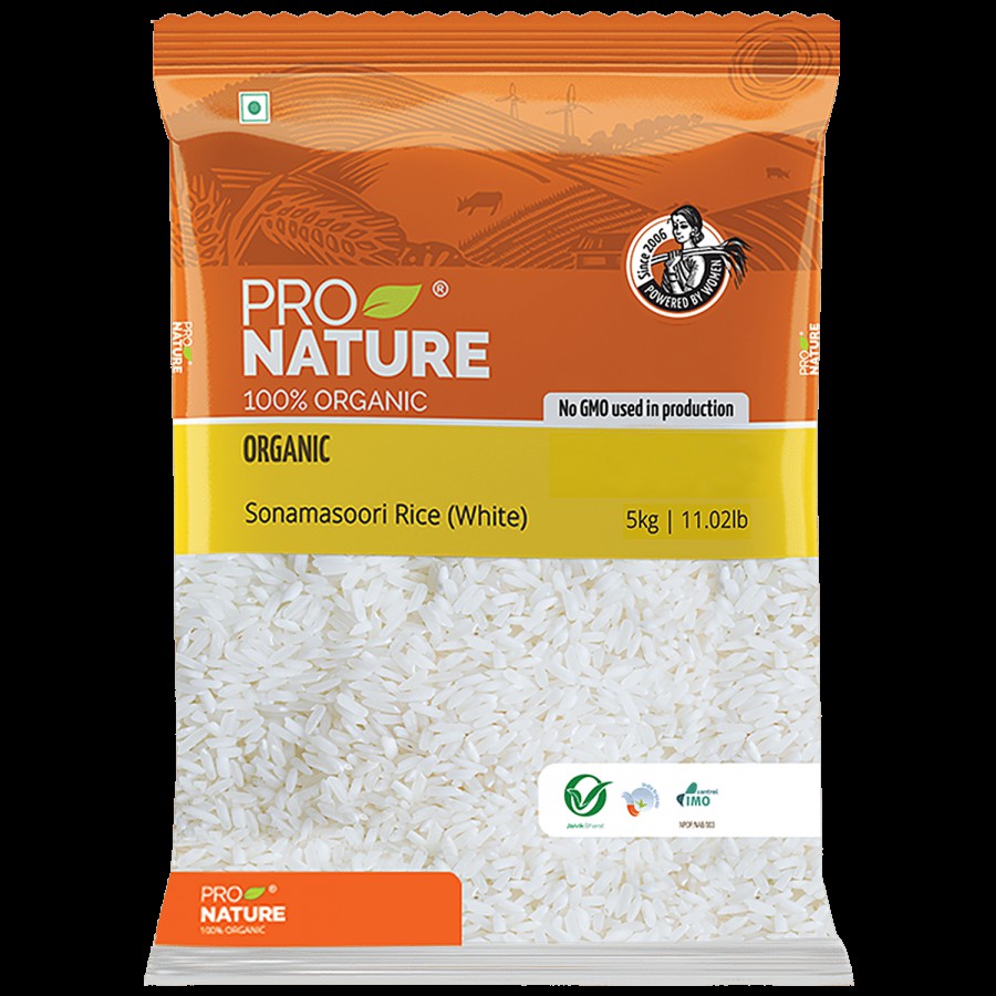 Pro Nature Organic - Sonamasoori Rice/Akki (White)