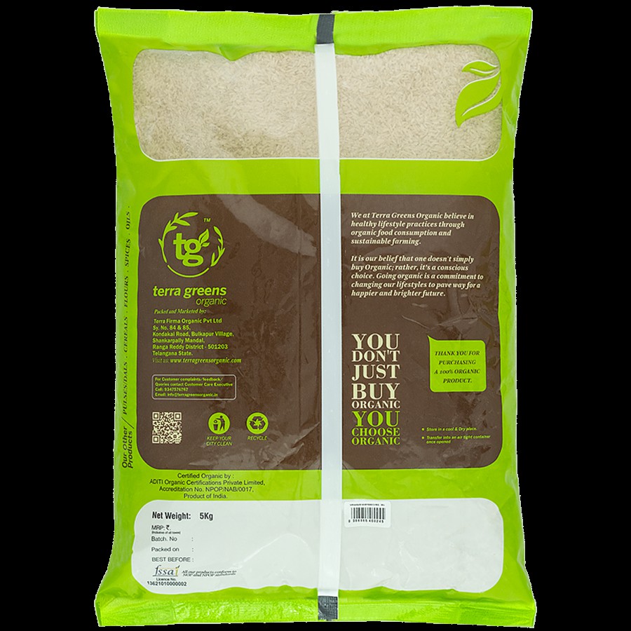 Terra Greens Organic - Sonamsuri Hand Pounded Rice/Akki