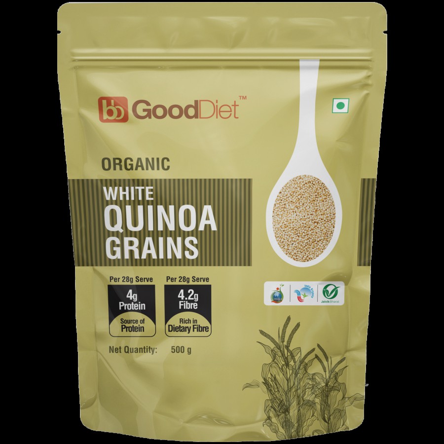 bb Gooddiet Organic White Quinoa Grains