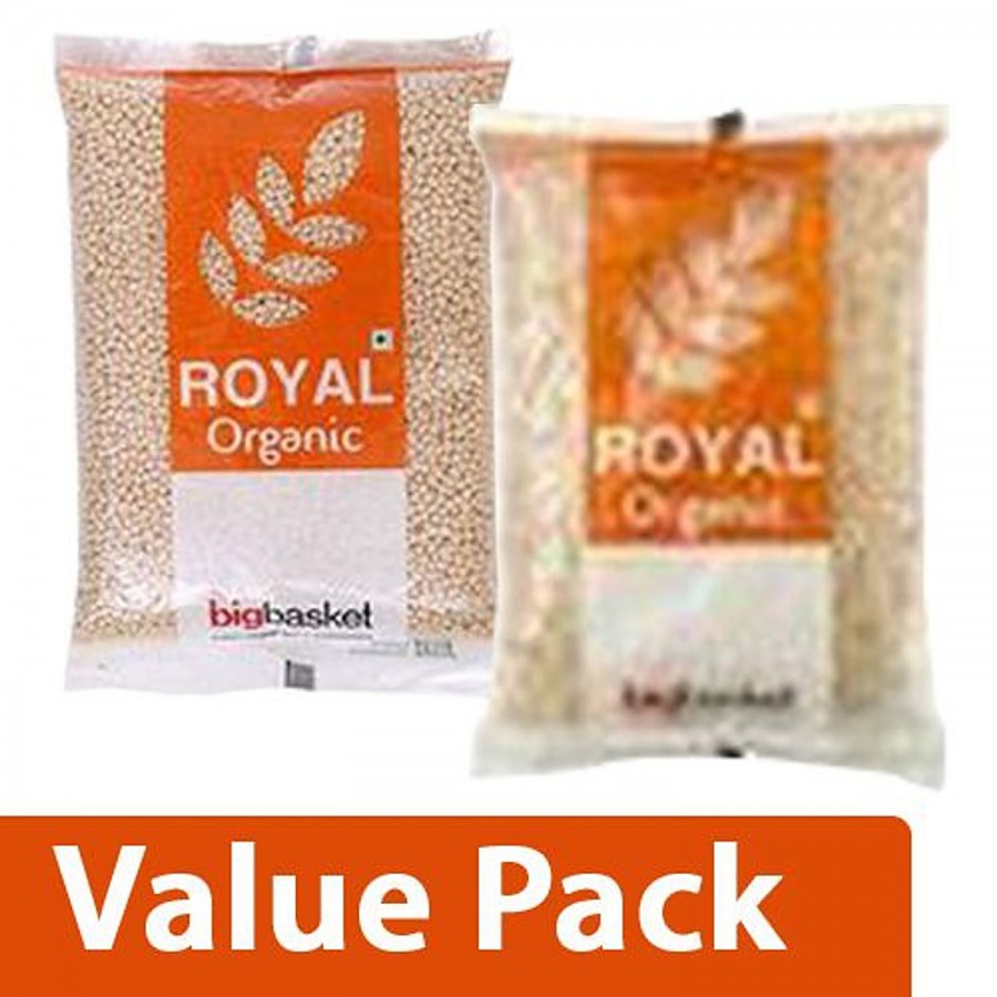 bb Royal Organic - Idly Rice 5kg + Organic - Urad Whole (Gota) 2kg