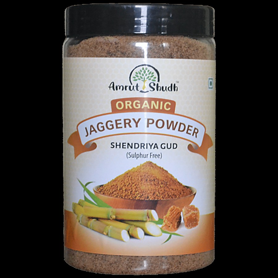 Amrut Shudh Organic Jaggery Powder - Rich In Iron