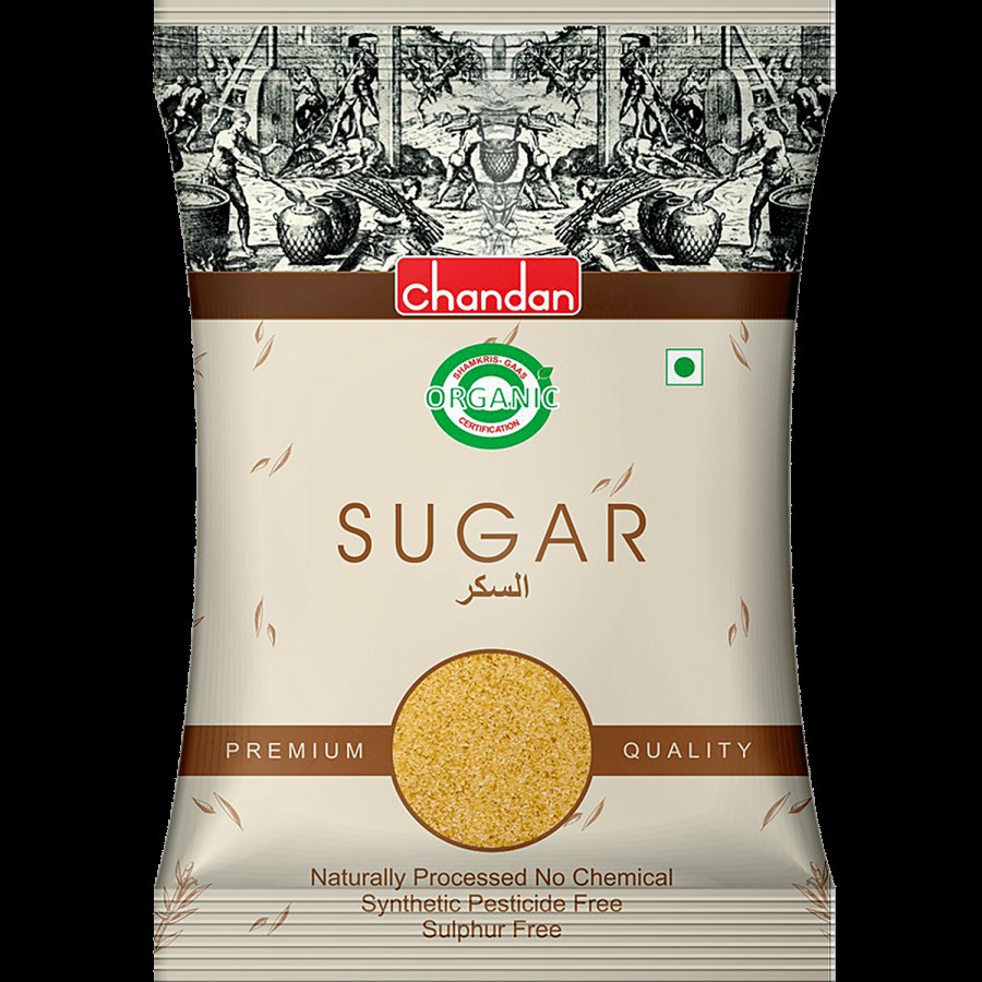 Chandan Unrefined Sugar - Naturally Processed