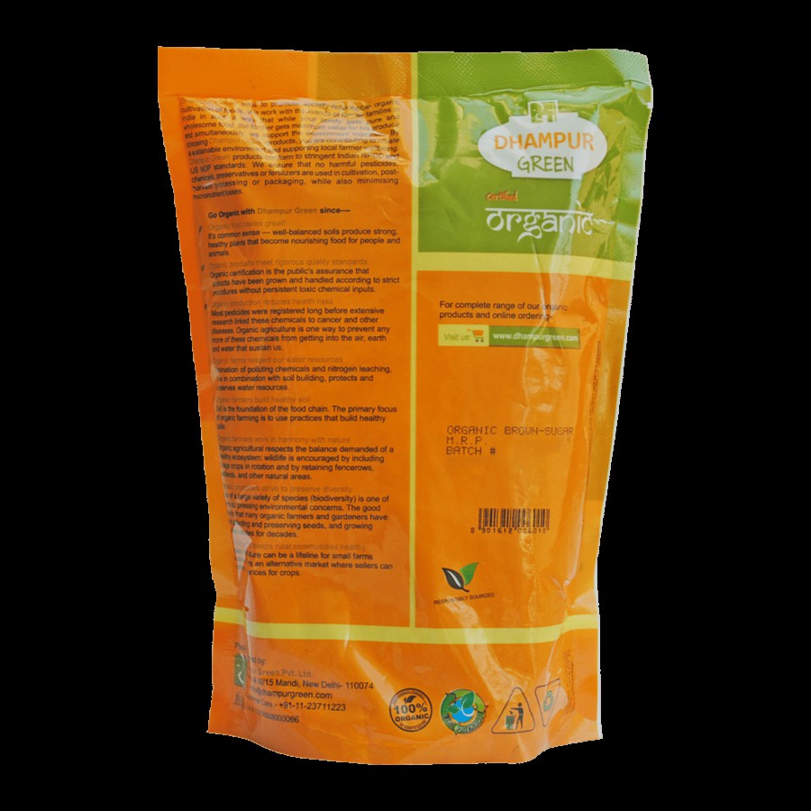 Dhampur Green Organic Brown Sugar/Sakkare