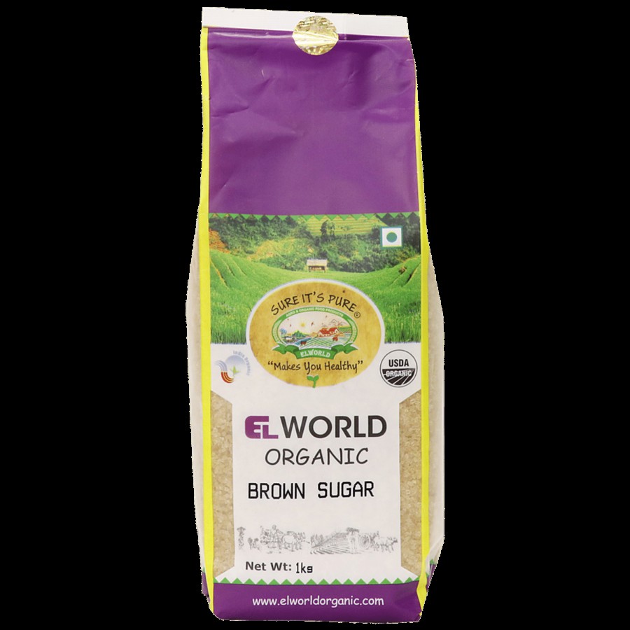 Elworld Organic Brown Sugar - High In Nutritional Content