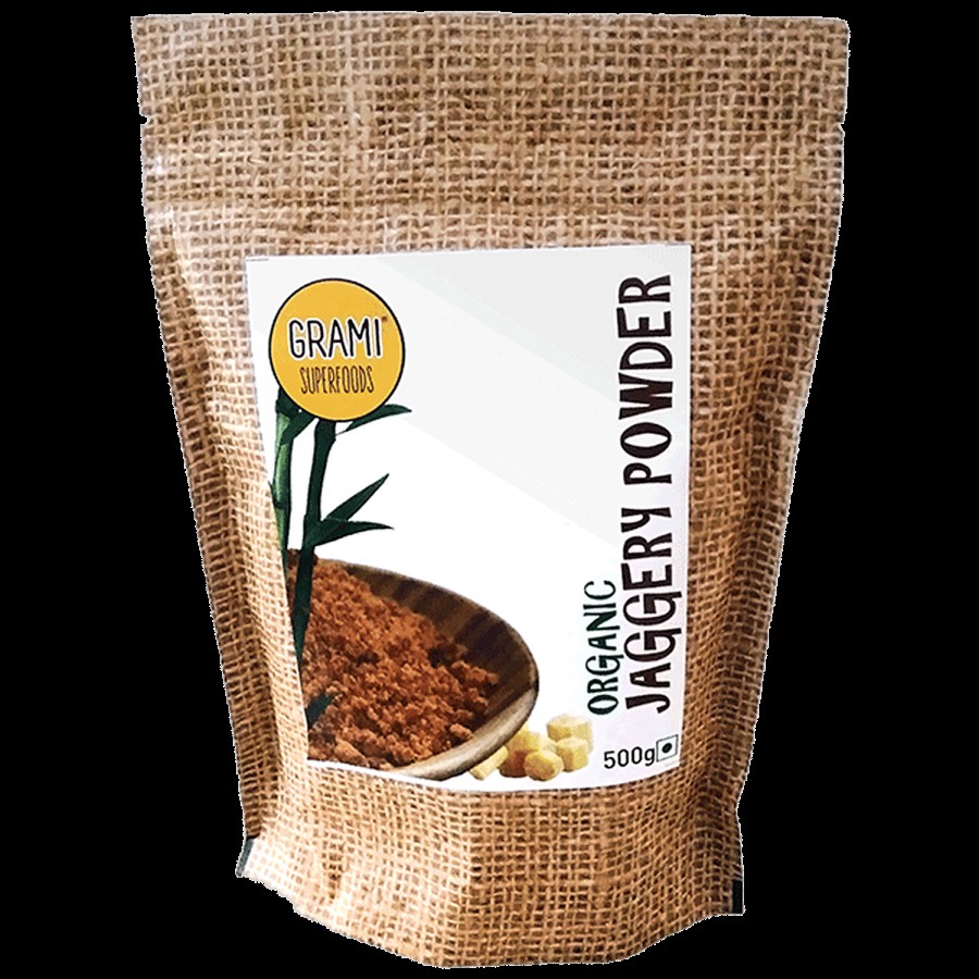 Grami Superfood Organic Jaggery Powder - Sulphur Free