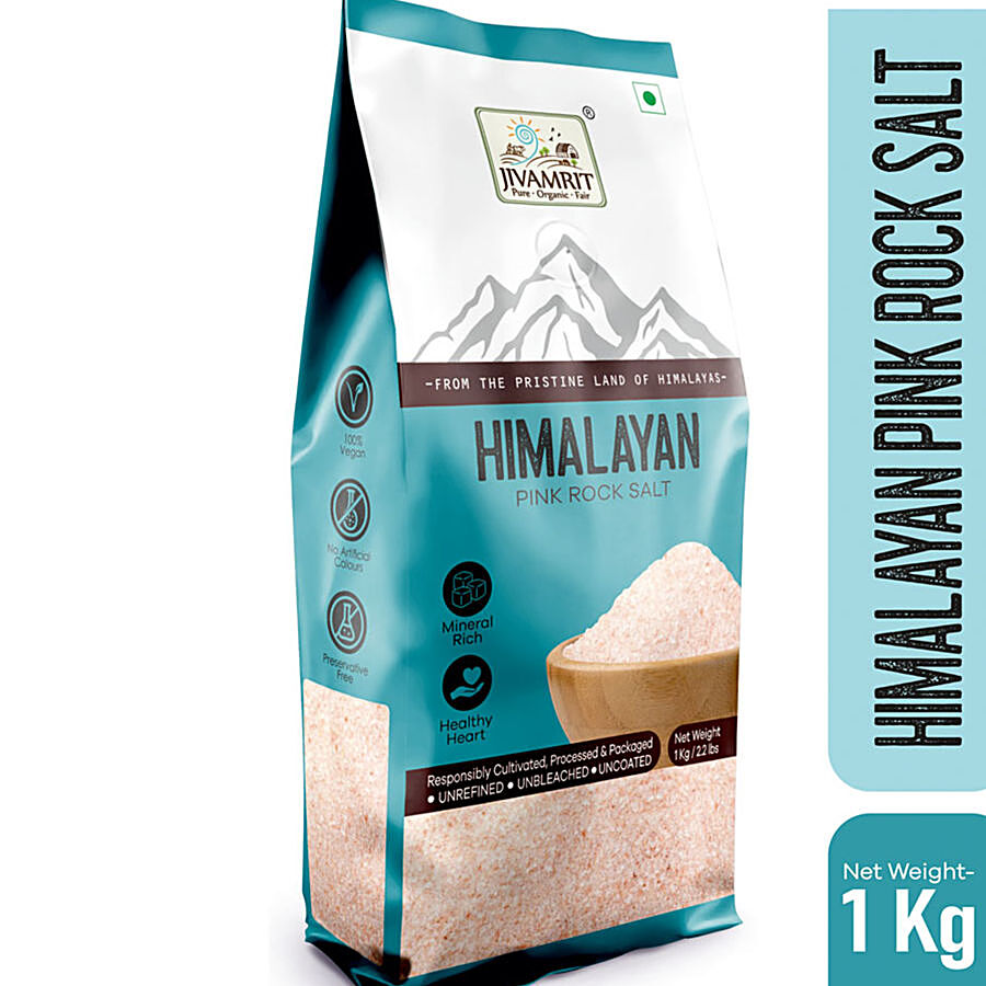 Jivamrit Organic Himalayan Pink Rock Salt