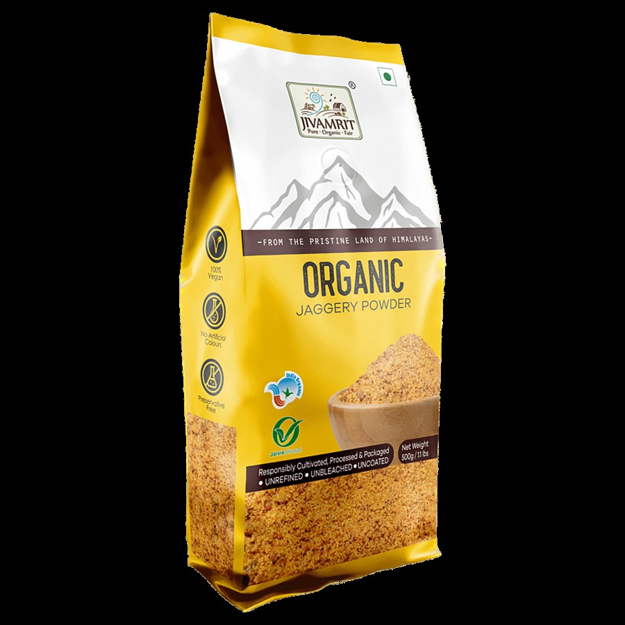 Jivamrit Organic Jaggery Powder