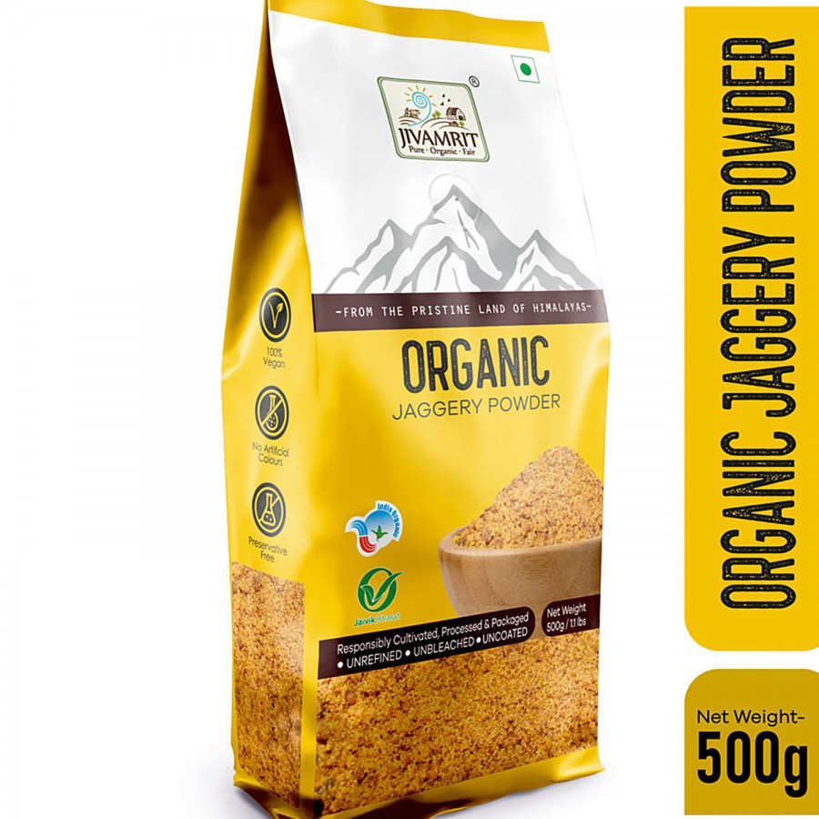 Jivamrit Organic Jaggery Powder