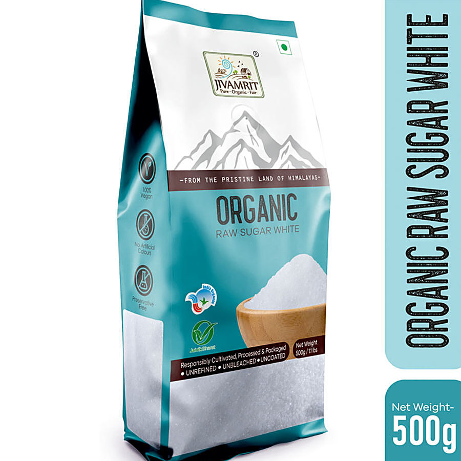 Jivamrit Organic Raw Sugar White