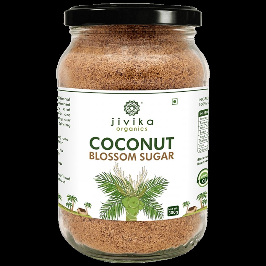 Jivika Naturals Coconut Blossom Sugar - Loaded With Nutrients