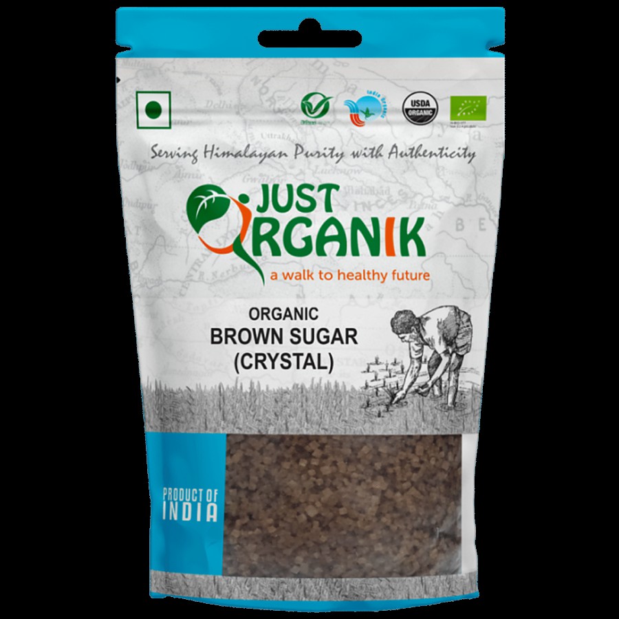 Just Organik Just Organik Sugar Brown Raw and Unrefined