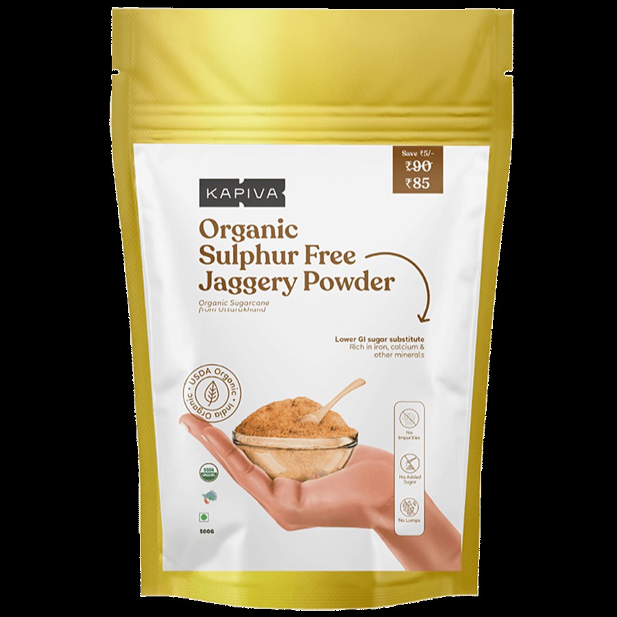 Kapiva Organic Jaggery Powder - Sulphur Free