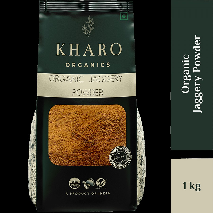 Kharo Organics Gur/Jaggery Powder - Certified Organic