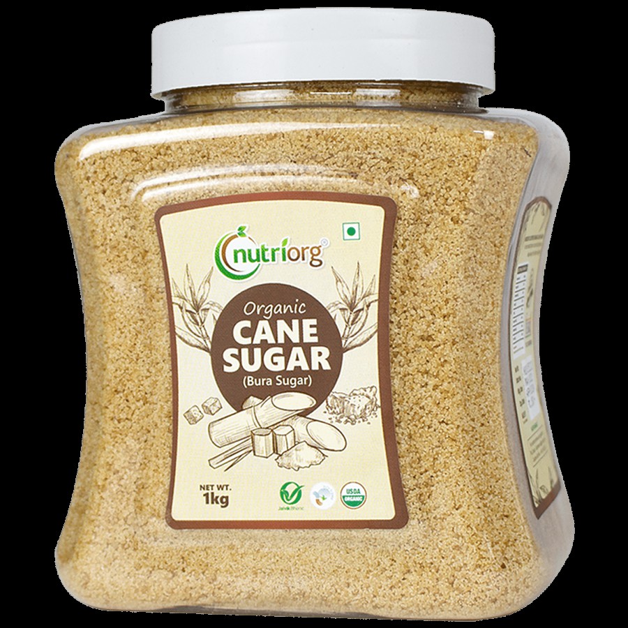 Nutriorg Organic Cane Sugar/Bura - Pure & Natural