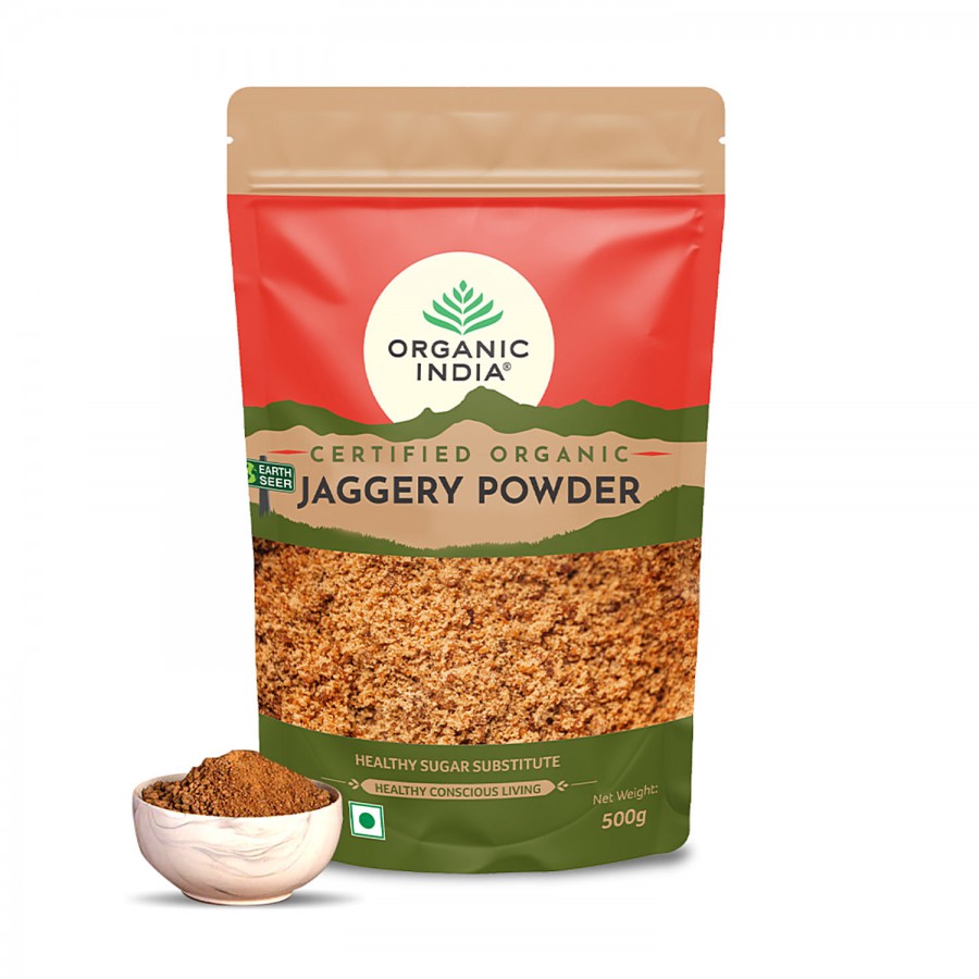 Organic India Organic Jaggery Powder - Healthy Sugar Substitute