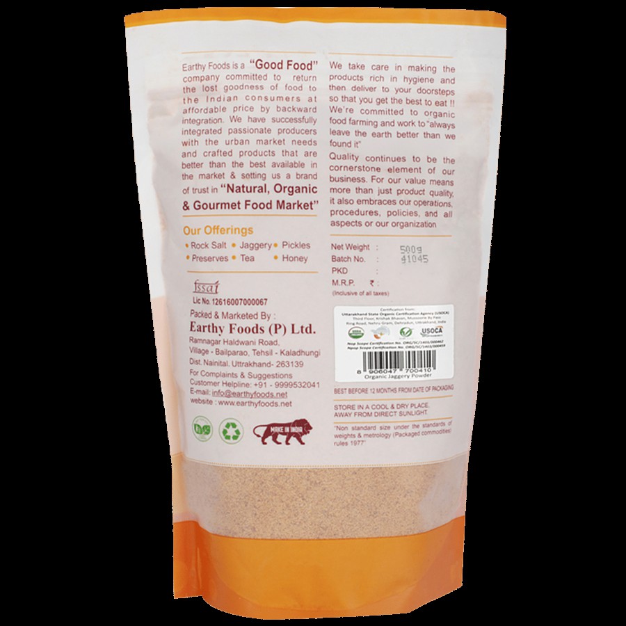 Organic Nation Organic Nation Organic Jaggery Powder