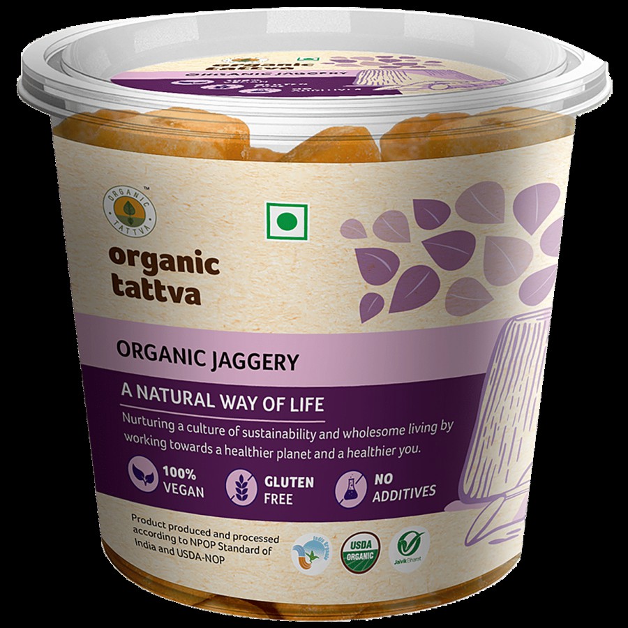 Organic Tattva Organic Jaggery - Nutrient-Rich