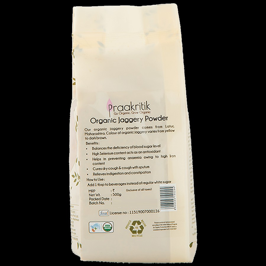 Praakritik Organic Jaggery/Bella Powder