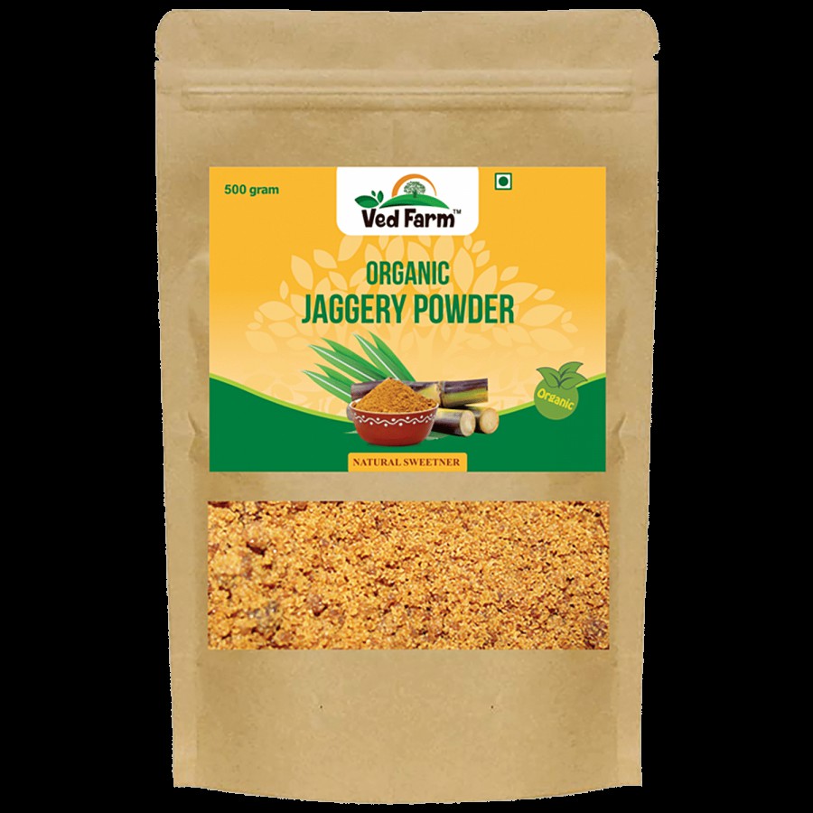 Ved Farm Organic Jaggery Powder - Natural Sweetener