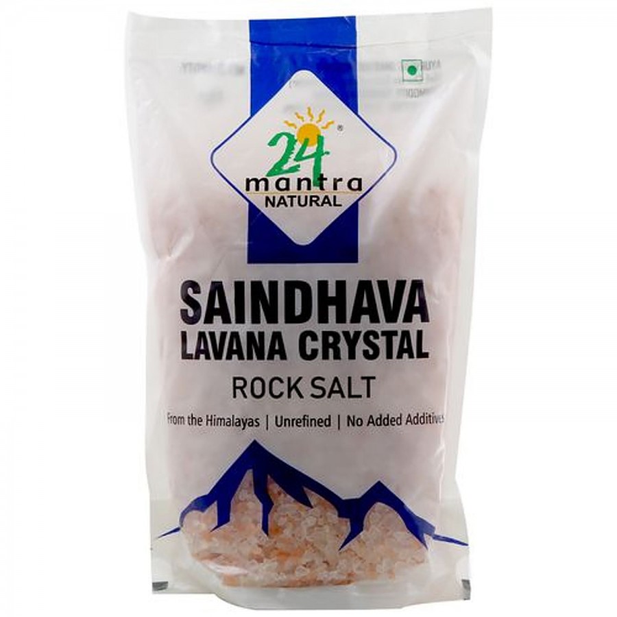 24 Mantra Organic Saindhava Lavana Crystal Rock Salt