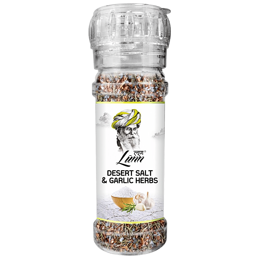 Lunn Desert Salt & Garlic Herbs Grinder