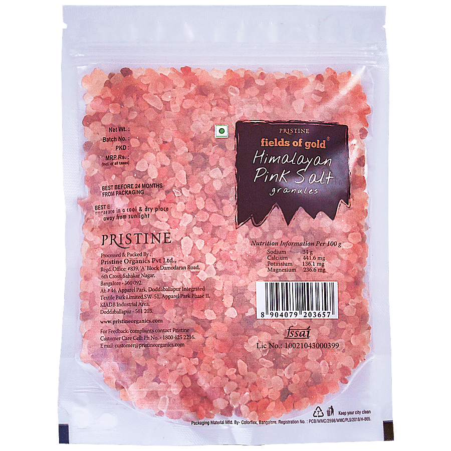 PRISTINE Fields of Gold Himalayan Pink Salt/Uppu Granules