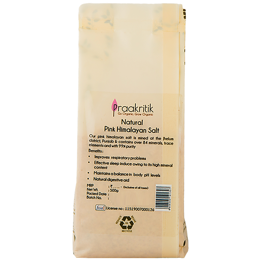 Praakritik Natural Himalayan Pink Salt/Uppu