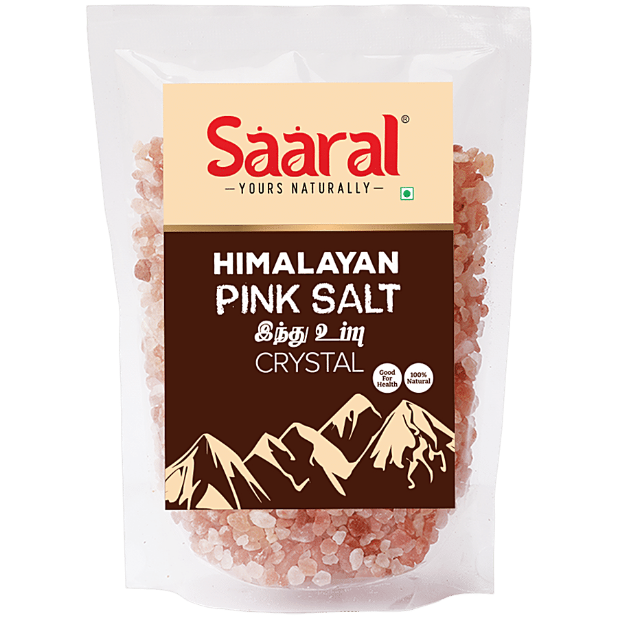 SAARAL Pink Rock Salt Crystal