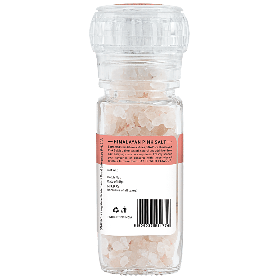 SNAPIN Himalayan Pink Salt - Adds Flavour