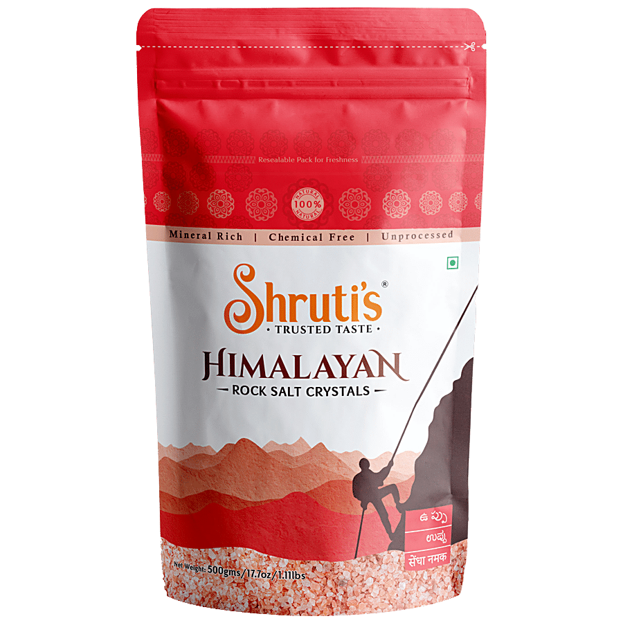 Shruti's Himalayan Rock Salt Crystals - 100% Natural