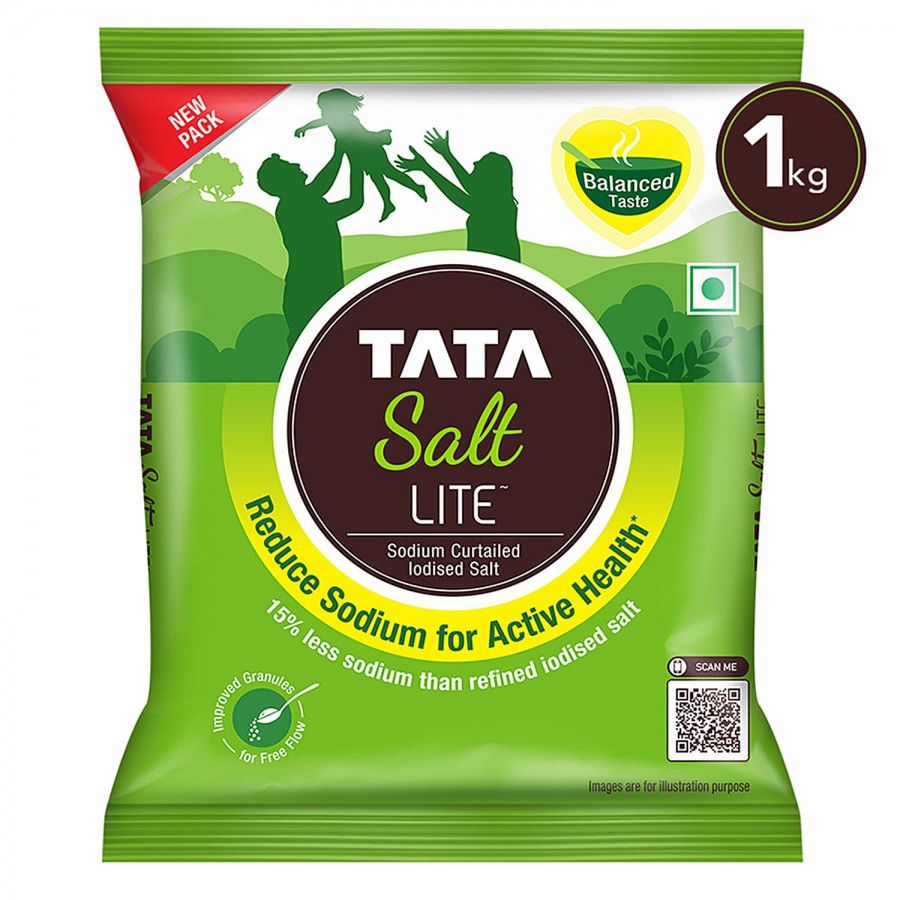 Tata Salt Lite - 15% Low Sodium Iodised Salt