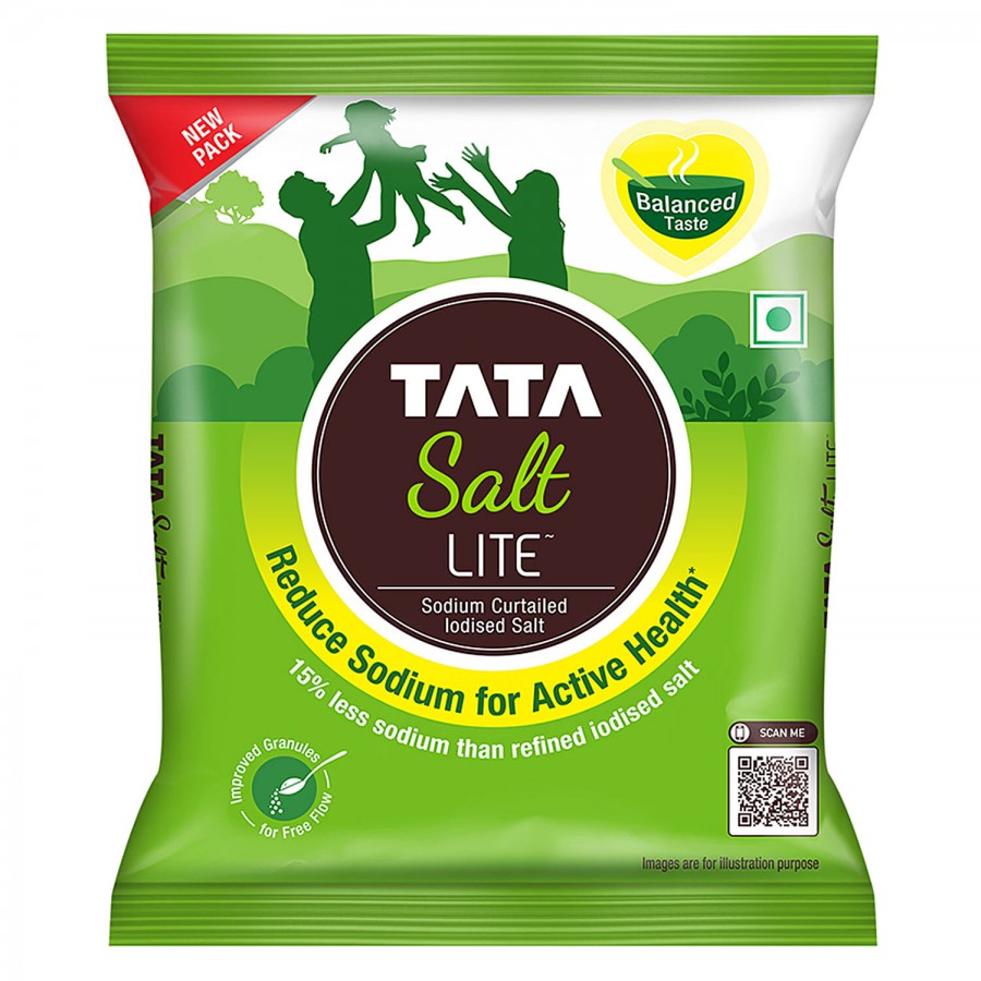 Tata Salt Lite - 15% Low Sodium Iodised Salt