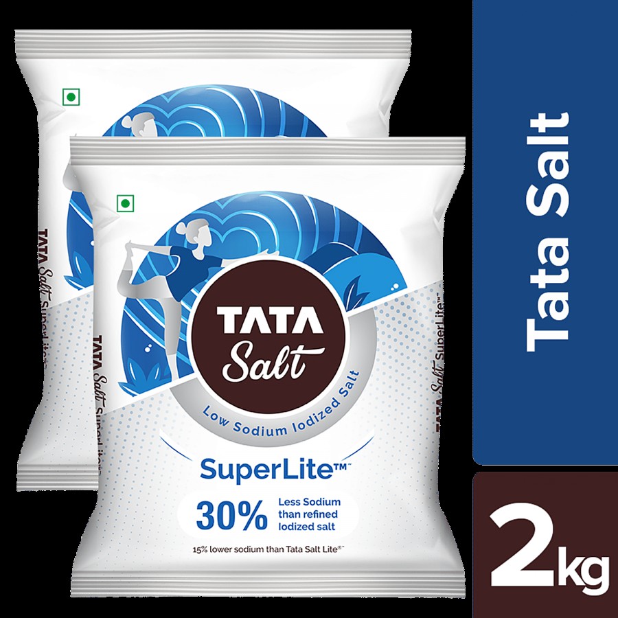 Tata Salt Super Lite Iodized Salt - 30 % Less Sodium