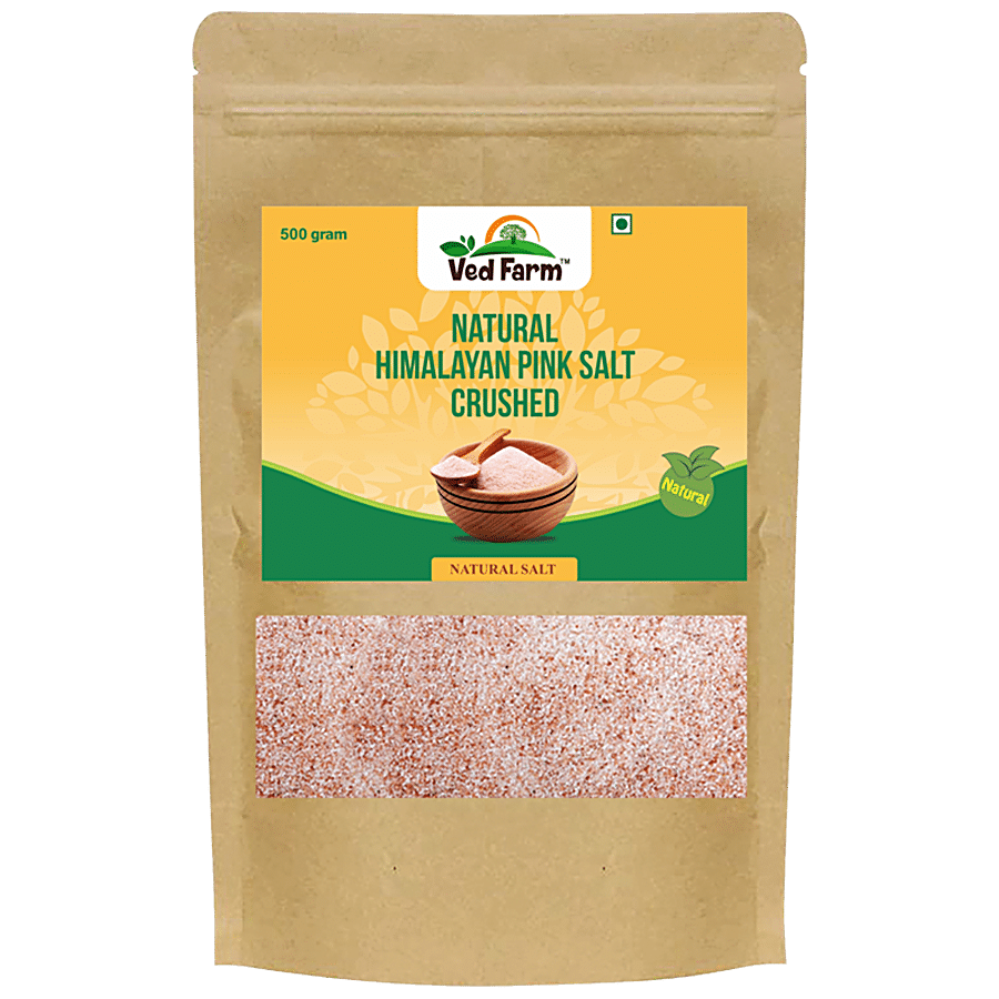 Ved Farm Natural Himalaya Pink Salt - Crushed