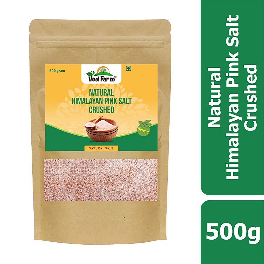 Ved Farm Natural Himalaya Pink Salt - Crushed