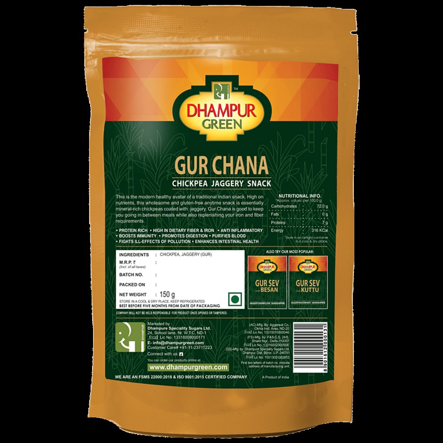 Dhampur Green Gur Chana