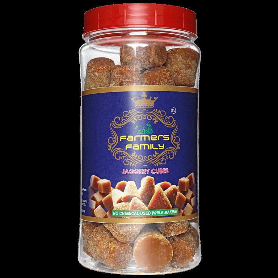 Farmers Family Premium Natural Jaggery/Bella Cubes