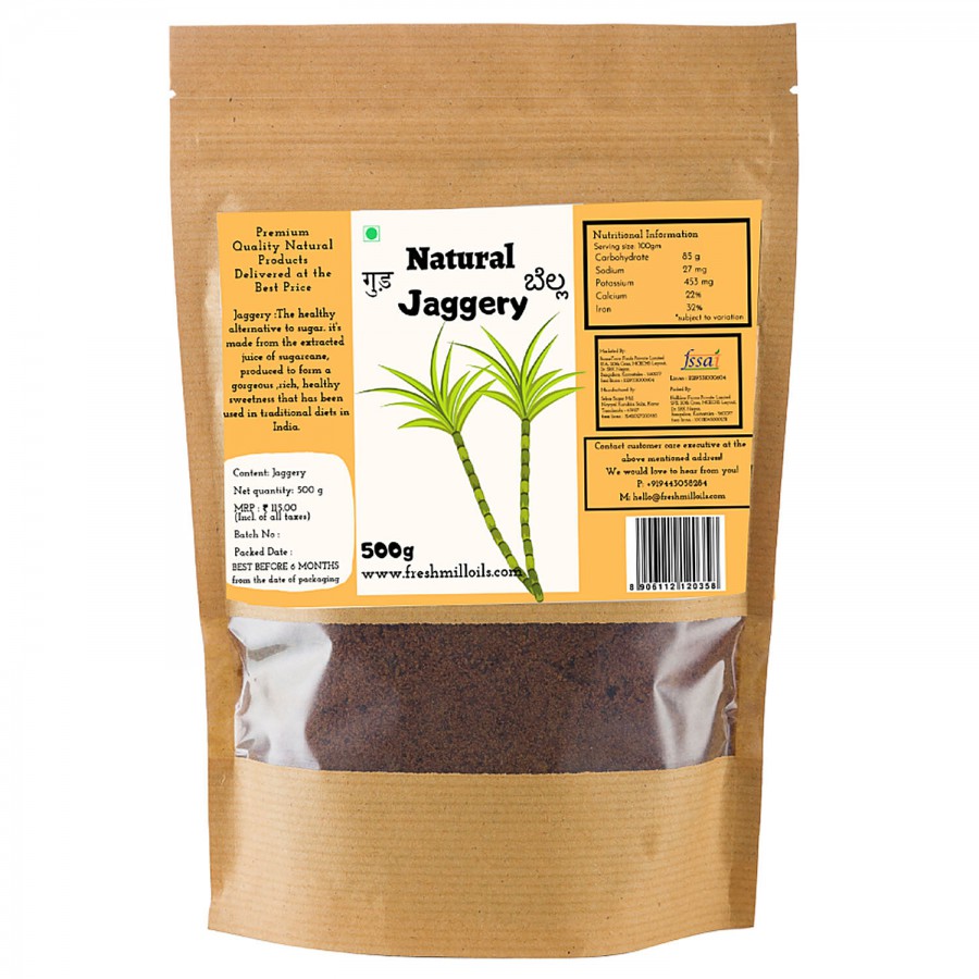 Freshmill Oils Natural Jaggery - Healthy Alternative To Sugar