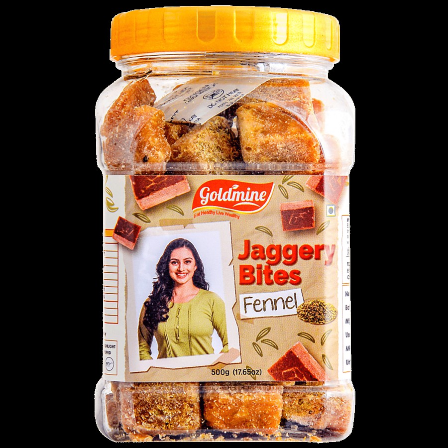 GOLDMINE Jaggery Bites - Fennel