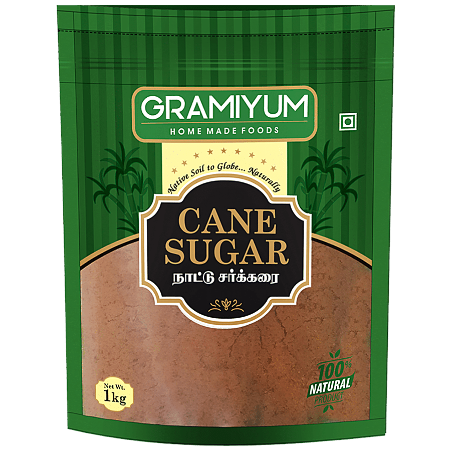 GRAMIYUM Sugar Cane Jaggery Powder - 100% Pure & Natural