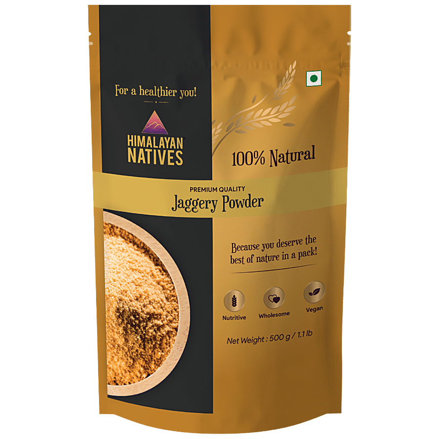 Himalayan Natives 100% Natural Jaggery Powder - Healthy Sugar Substitute