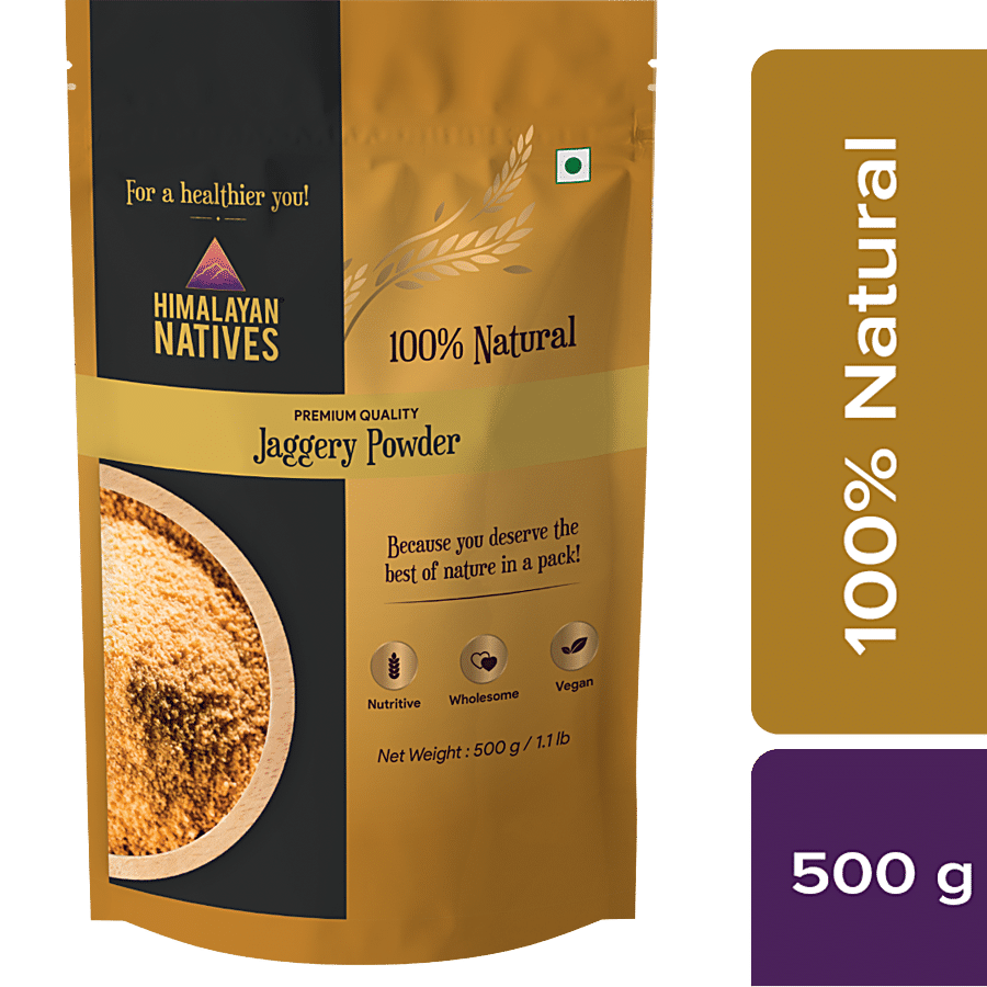 Himalayan Natives 100% Natural Jaggery Powder - Healthy Sugar Substitute