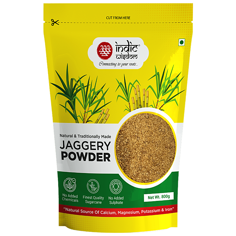 INDIC WISDOM Jaggery Powder - Rich In Calcium