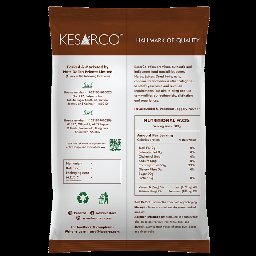 KesarCo Jaggery Powder