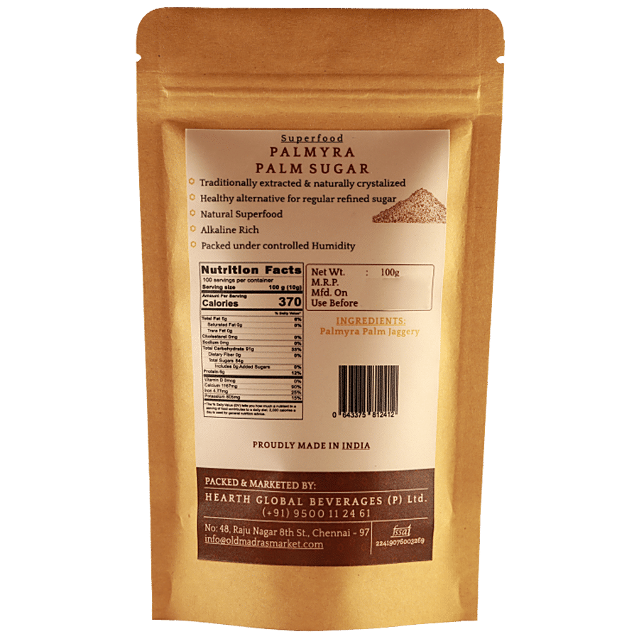 Old Madras Market Superfood - Palmyra Palm Sugar