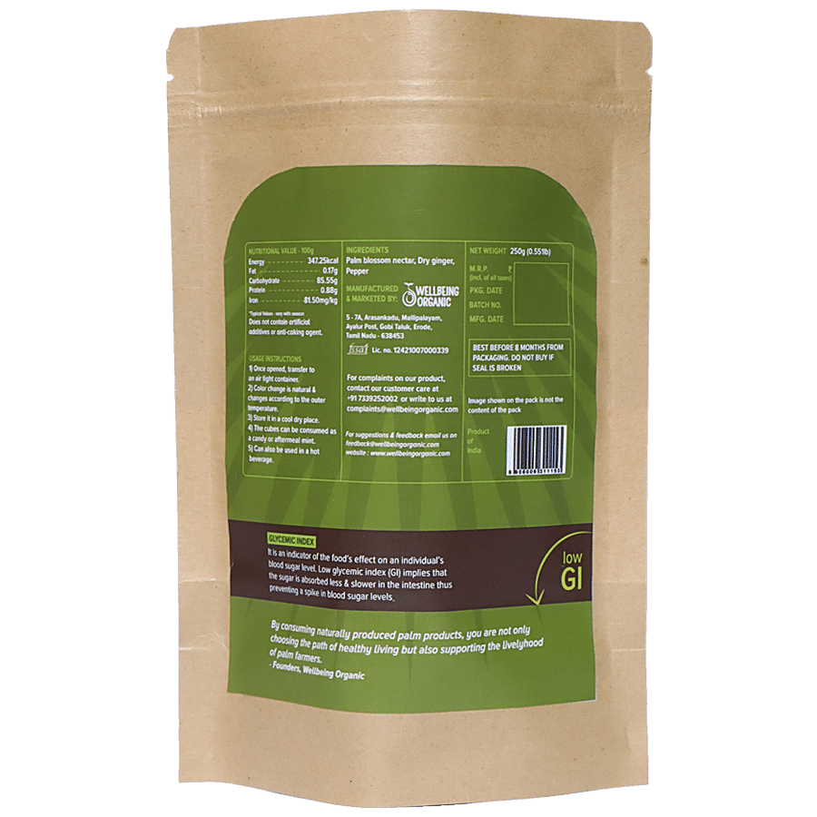 Palm Culture Dry Ginger Palm Jaggery - Natural