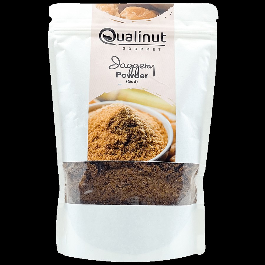 Qualinut Gourmet Jaggery Powder/Gud - Natural Sweetener